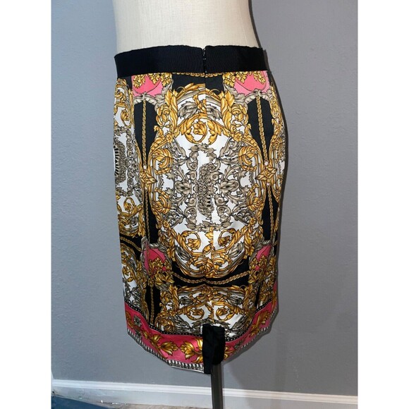 Laundry Shelli Segal Vintage Y2K Women’s 2pc Set Skirt+Halter Top size 8 Boho - Picture 8 of 11